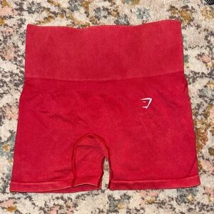 Gymshark Red Women's Bike Shorts